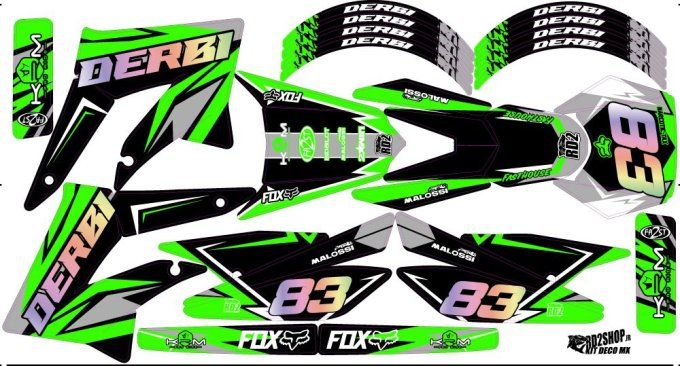 kit deco derbi xtrem - kit deco derbi drd - stickers derbi drd - kit deco gilera smt - kit deco derb