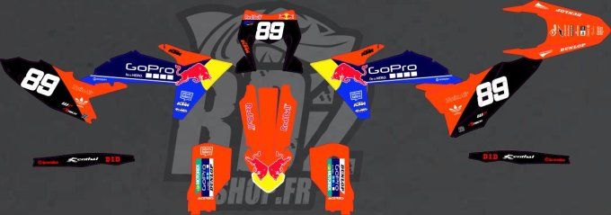 kit deco- exc - excf - sx - sxf - gopro - bleu - redbull - ktm - 2027-2026 - 2025 -2024 -2023 - 2022