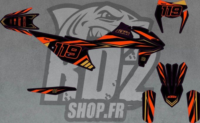 kit deco - exc - excf - sx - sxf - ktm - perso - 2019 - 2020 - 2021 -2 022 - 2023 - 2024 -