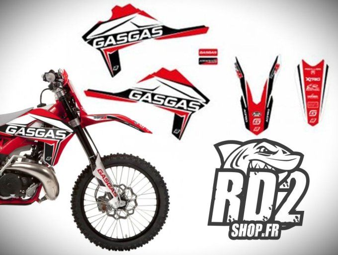 kit deco - gasgas - ec - ecf 2012 - 2013 - 2014 - 2015 - graphics - stickers - promo --