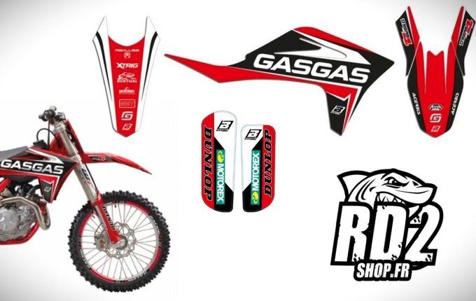 kit deco -gasgas -ec - ecf - mc - mcf - graphics - pas chere - promo - stickers -autocollants - grap