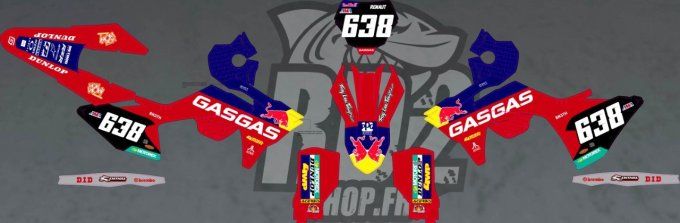 kit deco - gasgas - redbull - 2024 - 2025 - 2025 - ec - ecf - mc - mcf - 125 - 250 - 350 - 450 -
