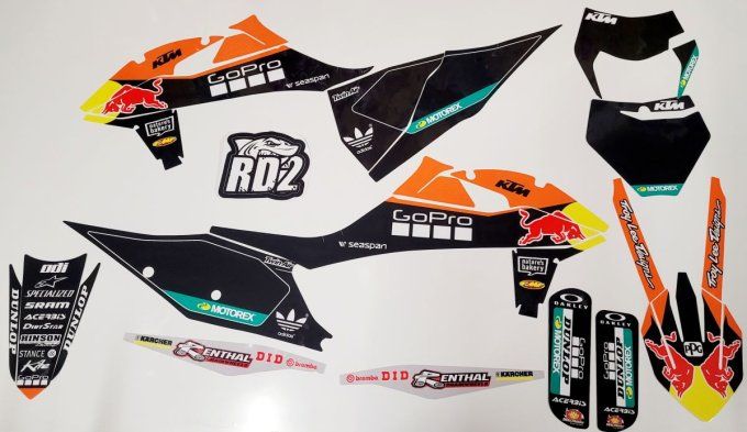 kit deco gopro black ktm - kit deco sx 2019 redbull - kit deco sx 2021 redbull - kit deco sx 2022 re