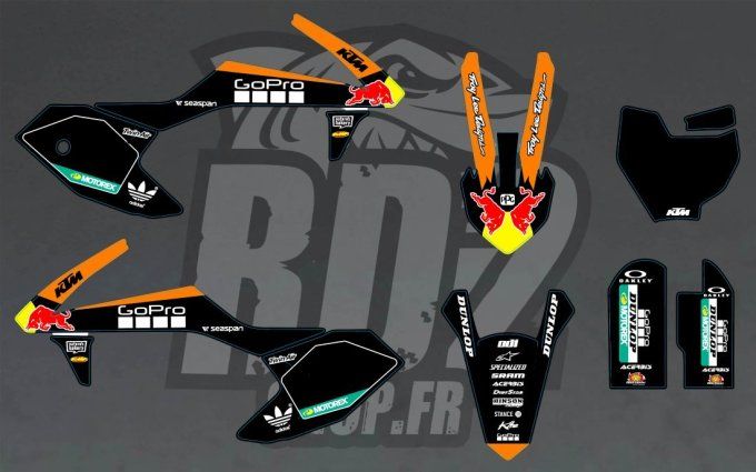 kit deco - gopro - redbull- ktm - sx-50- sx50 - stickers - 2016 - 2017 - 2018 - 2019 - 2020 - 2021