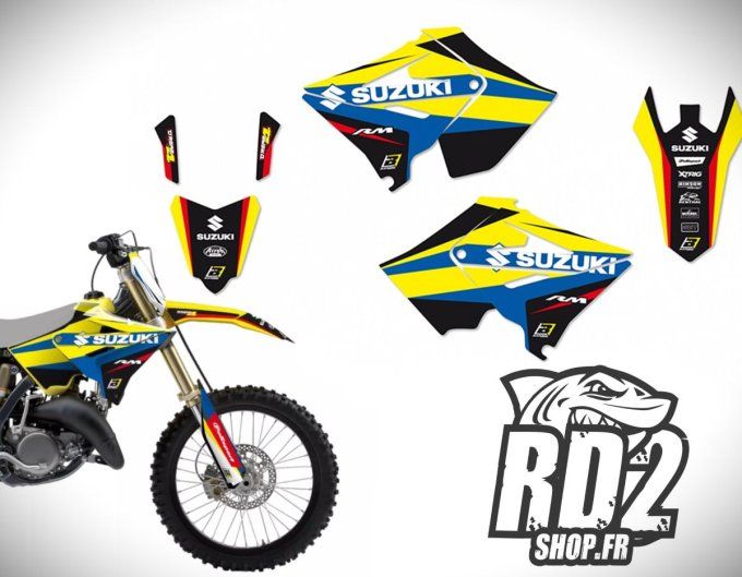 kit-deco-graphics-decals-rm-125-rm-250-suzuki-restyled - polisport -rm125-