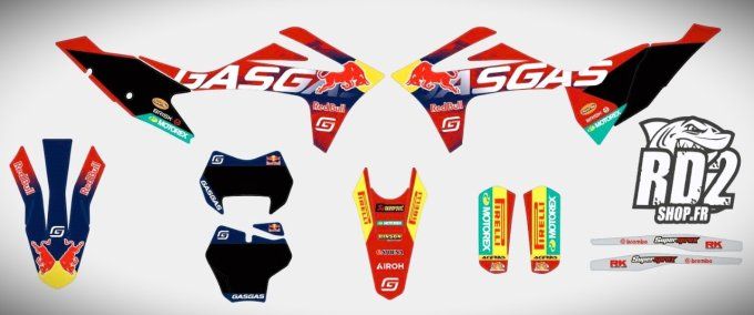 kit deco - graphics - gasgas - factory - prado - mc - mcf - ec - ecf -125 - 250 - 300 - 350 - 450 - 