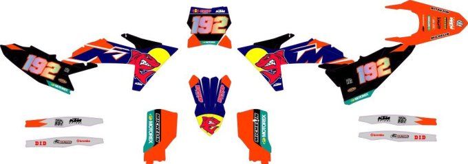 kit deco - graphics - stickers -rd2 - ktm - 50 - 65 - 85 Sx - 2025-2024 -2026 -2027-