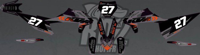 kit deco - gris - noir - redbull - ktm - sx - sxf -exc - 2016 - 2017 - 2018 - 2019 -2020 - 2021 - 20