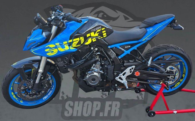 kit deco - gsx 8s - suzuki - team - gsx8s - autocollants - graphics - stickers - bleu - noir -