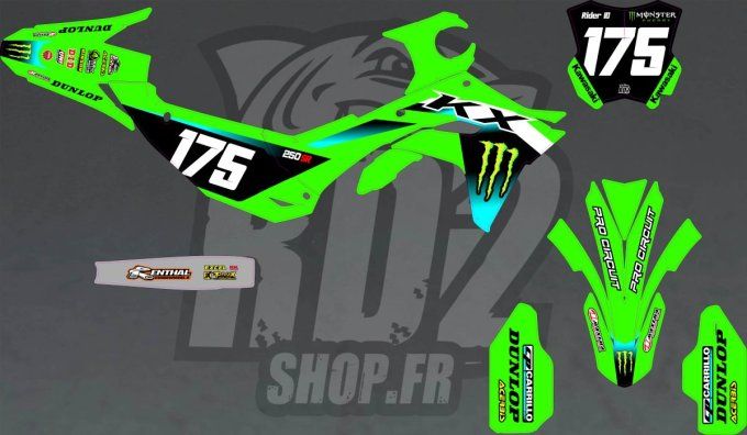 kit deco - kawasakit - monster - 2026 - 2025 - 2024 - KXF 450 - KXF 250 -