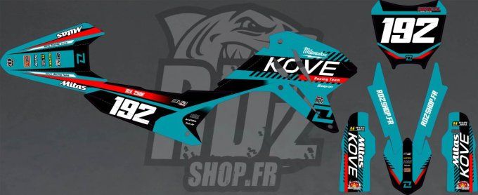kit deco - KOVE - MX 250 -2024-22025 - 2026 - 450 - motocross -