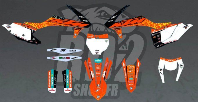kit-deco-ktm-exc-excf-sx-sxf-orange-2016 - 2017 - 2018 - 2019-2023-graphics-orange-enduro -