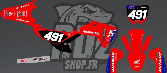 kit deco -lawrence - ama - hrc -CRF 450- 2025 - 2026-CRF 250 -honda - racing -