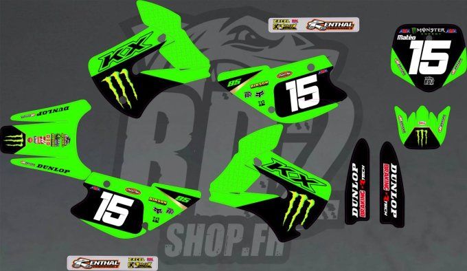 kit deco - monster - kx85 - kawa - 2012 - 2011 - 2010 - 2009 -2008 -2007- 2006 -2005-