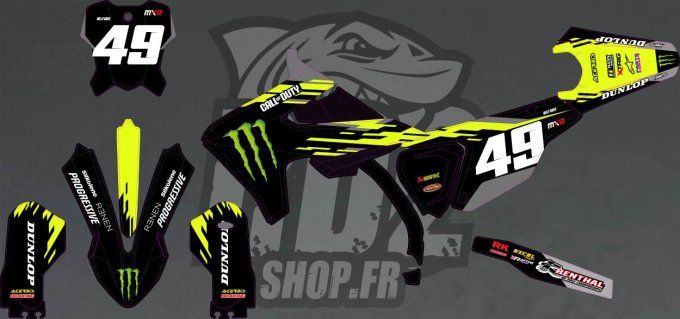 Kit déco- mxgp - TRIUMPH - 450 - 250 TF-X 2024 . 2025. 2026- mx2 - graphics