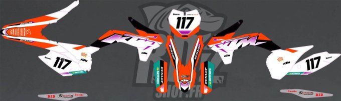kit deco - perso - sx - sxf - exc - ktm - 2013 - 2014 - 2015 - 2016 -