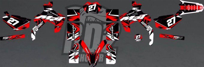 kit deco - rd2 - Rieju - MRT- Pro -supermot - krm - 2win - most - 2fast - autocollant - graphics -