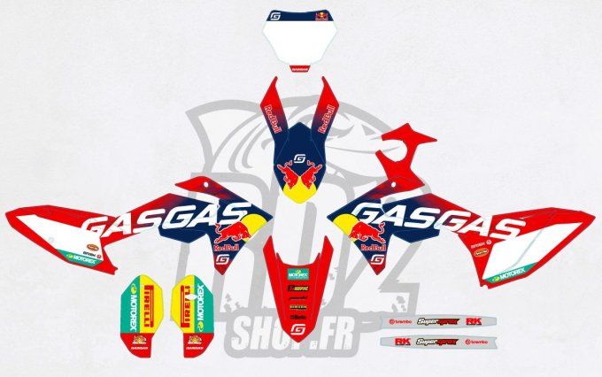 kit deco - redbull - mc85 - gasgas -2025 - 2026 - mc - 85 - autocollants -