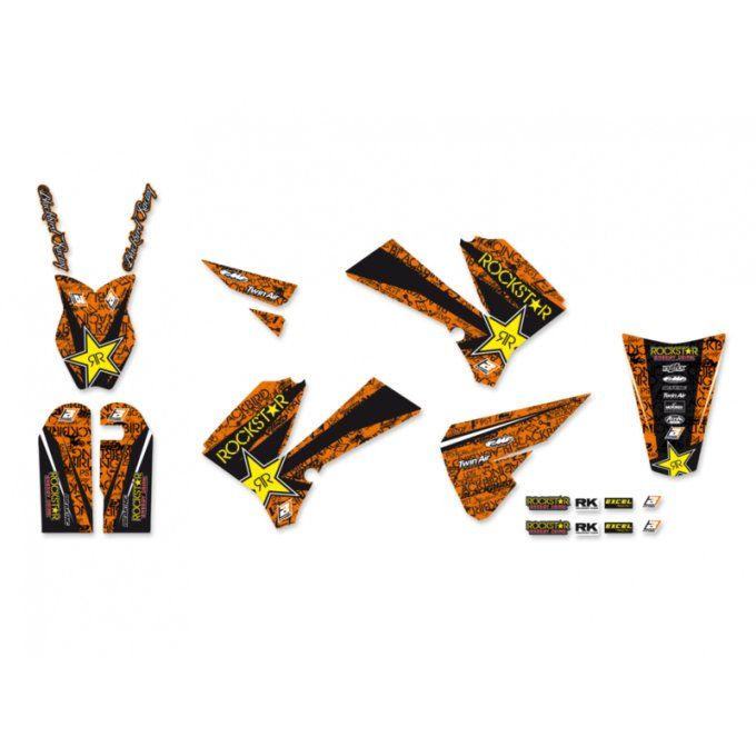 kit deco rockstar sx 85 - ktm sx85 - graphics - 2006 - 2007 - 2008 - 2009 - 2010 - 2011 - 2012