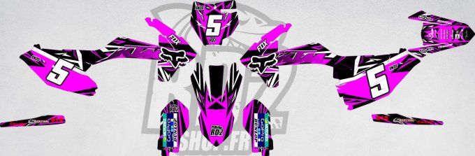 kit deco - rose - - ktm - 85sx -85 Sx -2018-2020-2021-2022-2023-2024 -