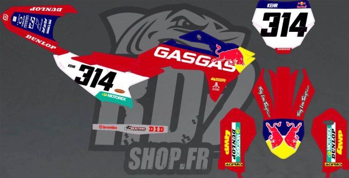 kit deco - stickers - graphics - autocollants -GASGAS - MC 50 - mc 65 - 2024 - 2025 - 2026 -