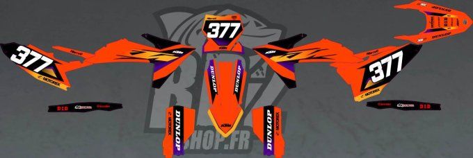 kit deco - style 25 - ktm - sx-SxF -2023-2024 -Exc -125-250-350-300-450-500-