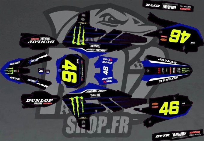 kit deco - yamaha - monster - usa - YZF- 450 -2018-2022  -YZF- 250 2019-2023-