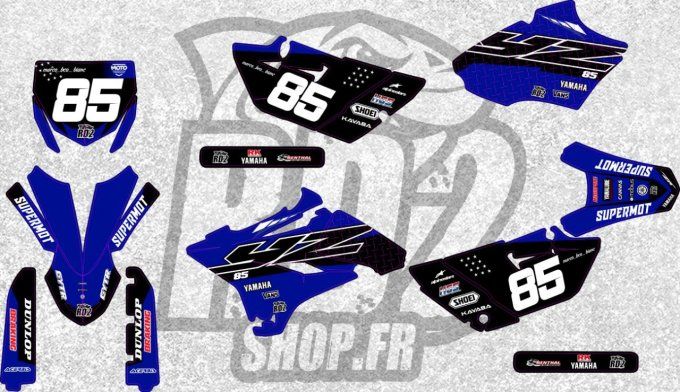 kit deco - yamaha - YZ - 65 -85- 2015 - 2016 - 2017 - 2018 - 2019 - 2020 - 2021  - rd2 -
