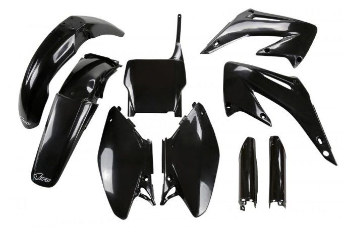 kit plastique honda cr 250 noir , plastique honda cr 125 noir , kit plastique honda cr 125 2008 noir