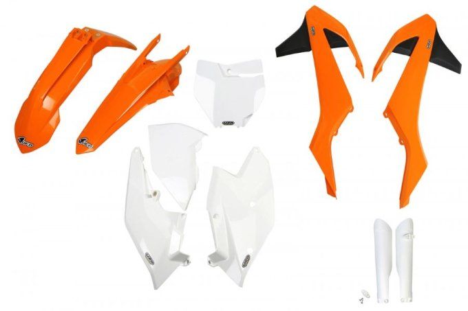 kit plastique noir - sx 125 2017 - kit plastique  - orange-sx -250  2018- kit plastique noir - sxf -