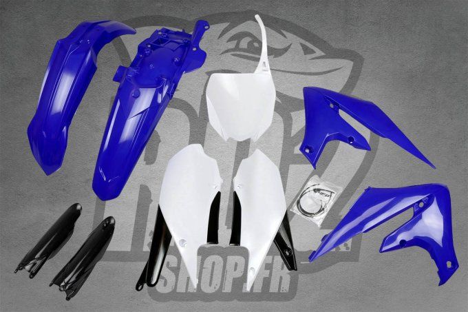 kit - plastique - origine - yamaha - yzf250 - yzf450 - 2018 - 2019- 2020 -2021 -2022 -2023 - bleu - 