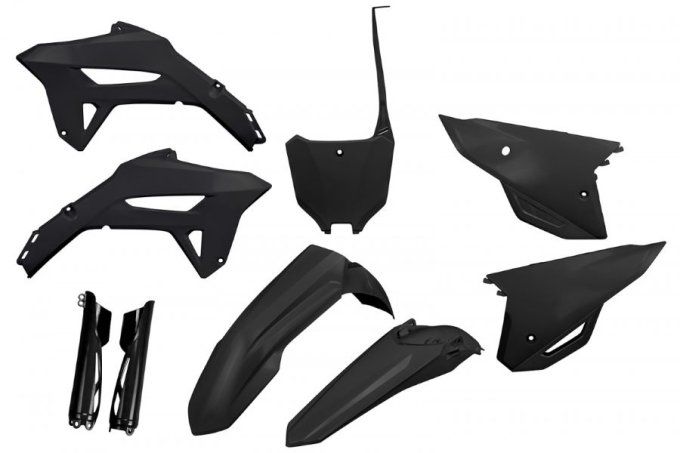 kit - plastique - plastic - full - noir - black - crf - 250 - 450 - crf250- crf450- rd2