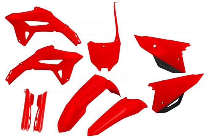 kit - plastique - plastic - full - rouge- red- crf - 250 - 450 - crf250- crf450- honda -