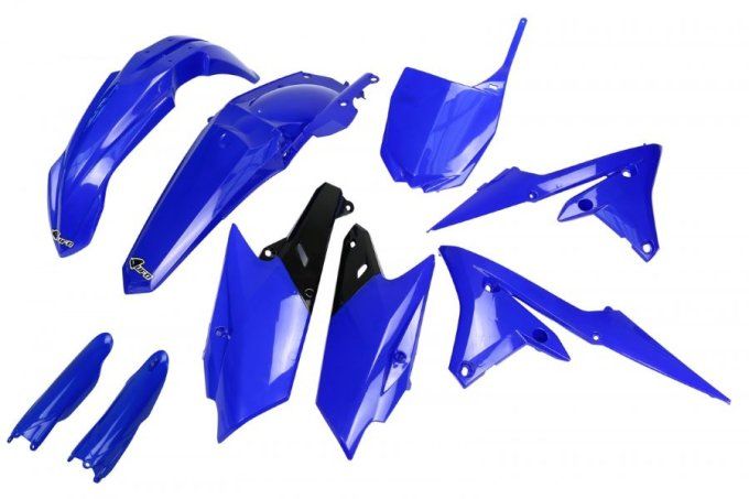 kit plastique - plastic - yamaha - yzf - 250 - 450 - 2014 - 2015 - 2016 - 2017 - 2018 - bleu -