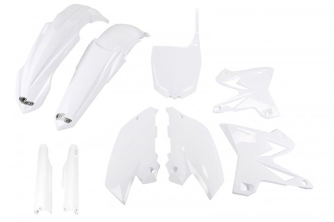 kit plastique - restyled - yz - 125 - 250 - yamaha - yz125 - look 4 temps -full-plastic-kit-white