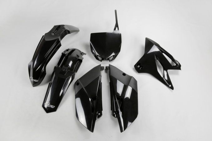 kit plastique - yz85 - yamaha - yz 85 - 2015 - 2016 -2 017 -2 018- 2019 -2020 - 2021 - noir - plasti