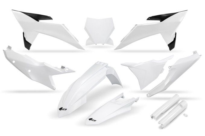 kit-plastiques-125-250-300-350-450-ktm-sx-sxf-25-2025-2026-blanc-noir-white - plastics-kit