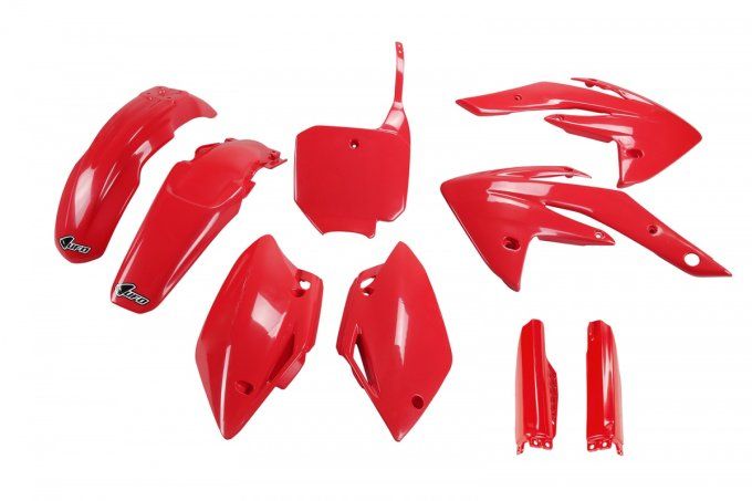 kit plastiques - crf - 150 - crf150 - honda - rouge - 2023 - 2024 - 2025- full-plastic-kit-oem-color