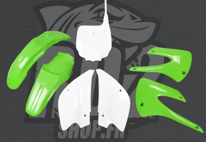 kit plastiques - kawasaki - kx85 - kx - 85 - 2001 2002 - 2003 - 2004 - 2005 - 2006 - 2007 - 2008 - 2