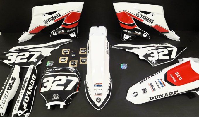 kit plastiques , kit deco perso , 50 anniversaire , yamaha , yz 125 , yz 250 , 2027 , 2026 , 2025 , 