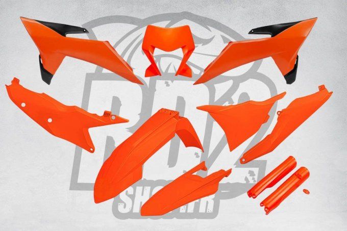 PACK Kit déco avec Kit plastiques KTM EXC / EXCF - 2026 à 2027- ou SX / SXF 2025 à 2027 - 