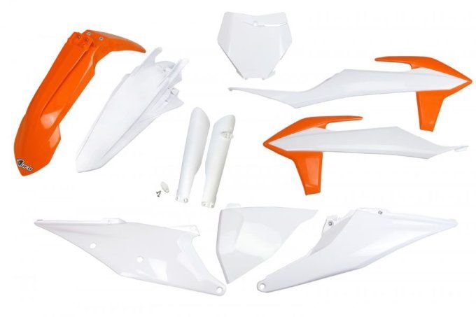 kit plastiques   - ktm- sx -sxf - plastics - 2019 - 2020 - 2021 - 125 - 250 - 350 - 450 -orange - bl