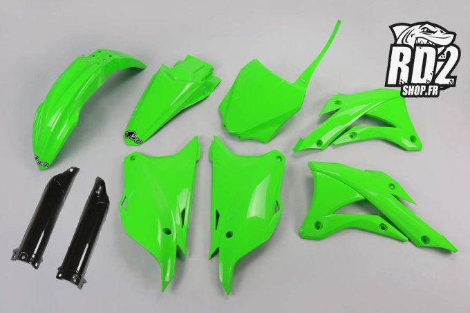 kit plastiques - kx85 - kx - 85 - vert - 2014 - 2015 - 2016 - 2017 - 2018 - 2019 -2020 - 2021 - kawa