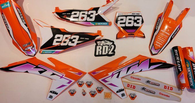 kit plastiques motocross sx - kit plastiques motocross sxf - kit plastiques 125 sx  - kit plastiques