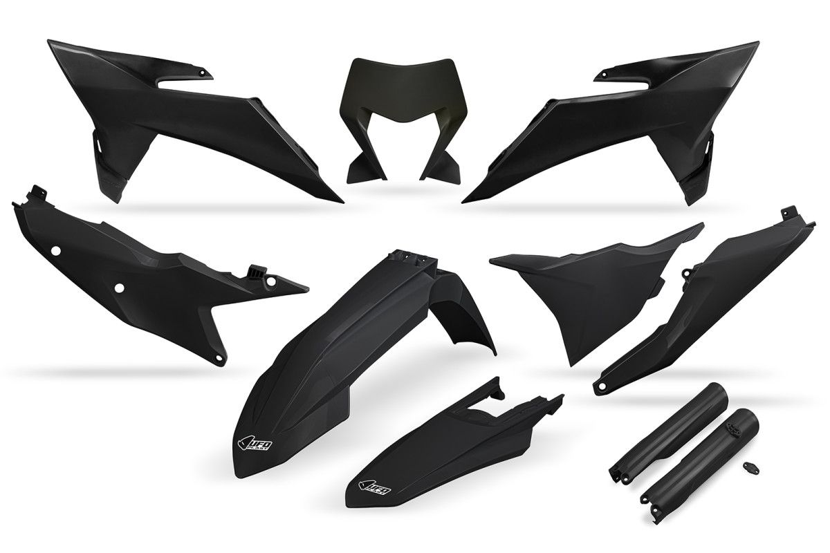 kit-plastiques-noir-ktm-exc-excf-2026-2027-ufo-kit-plastic Kit plastiques Complet  KTM EXC / EXCF 125>500 - 2026 -