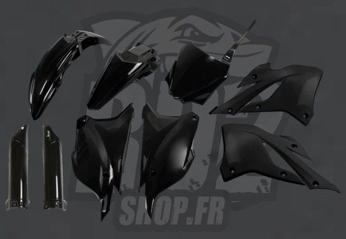 kit - plastiques - noir - kx85 - kx - 85 - kawasaki - black - 2026 - 2025 - 2024 - 2022 - 2023 - 202