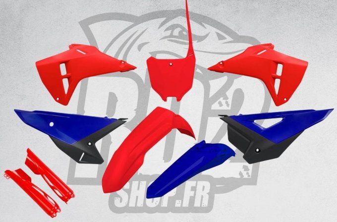 kit-plastiques-plastic-crf-honda-2025-2026 - 2027---250-450-origine-crf250-crf450-honda - bleu - rou