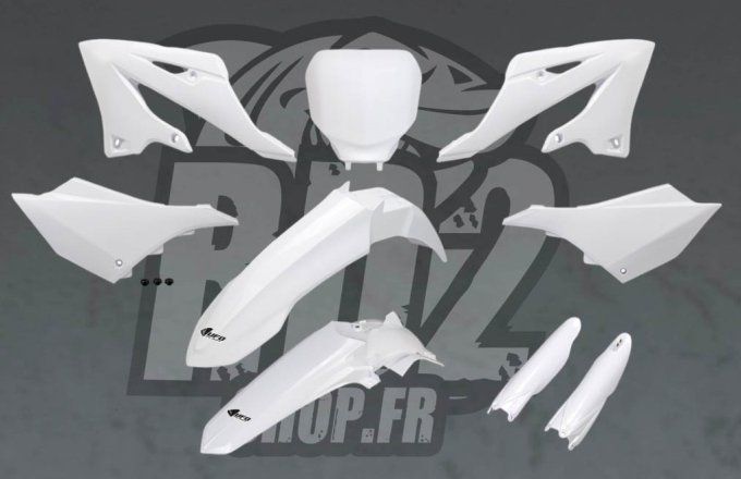 KIT PLASTIQUES - RESTYLING -blanc - yz - yzf - 2022 - 2023 -2024 - 2025 - 2026 - ufo - restyled - 12