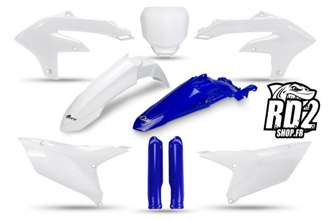 kit - plastiques -yamaha -yzf -250 - - 450 - 2023 - 2024 - 2025 - 2026 - limited - blanc - bleu - uf