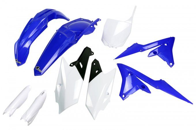kit plastiques - yzf - 250 - 450 - yamaha - 2014 - 2015 - 2016 - 2017 - blanc - bleu - full-plastic-